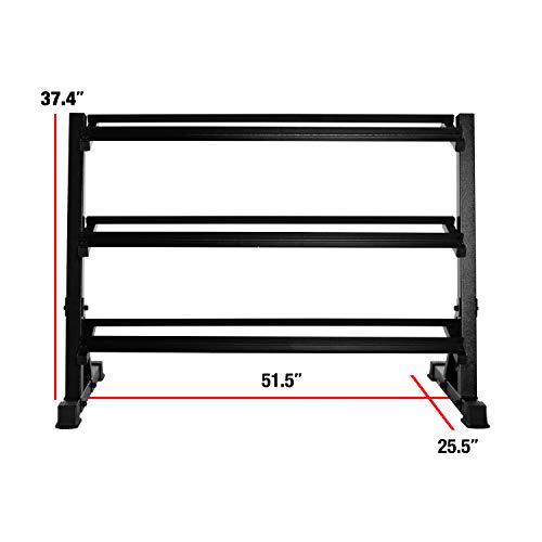 CAP Barbell 3 Tier Dumbbell Rack, 51" Pricepulse
