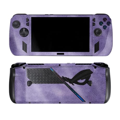 Glossy Glitter Skin Compatible with Asus ROG Ally X - Purple Airbrush - Premium…