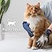 Pet Gloves for Hair Removal (2 PACK) - Right + Left Hand Pet Grooming Glove Set for Cat Dog Horse with Long&Short Fur | Gentle Brush Massage | Washing Deshedding Kit | Ninja washing glove mitt remover