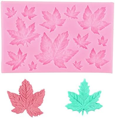 Silicone Maple Leaves Cookie Cake Mold Chocolate Cake Fondant Decorating Mould Baking Tools Bakeware Sets