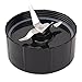 Biaze Replacement Cross and Flat Blades - Replacement Parts With Extra 4 Gaskets for 250W Magic Bullet Blender Juicer Mixer