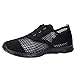 ALEADER Men's Quick Drying Aqua Water Shoes Carbonblack 10 D(M) US