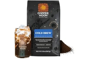 Copper Moon Ground Coffee, Medium Roast, Cold Brew Special Blend, 32 Oz