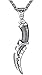 Aoiy Men's Stainless Steel Biker Pendant Necklace, 24