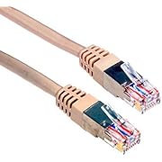 Amphenol MP-52RJ11SNNE-100 Category 5E Phone/Modem Patch Cable, RJ11, Shielded, 100&#39;, Beige