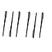 CarCarez 7'' Long Toothbrush Style Car Auto Detailing Brush for Car Interior Cleaning, Pack of 6