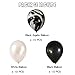 DIvine 30 Pcs/lot Party Decorations Set Combined Balloons, Black Agate Marble Tie Dye Swirl Black and White Latex Balloons for Wedding Birthday Baby Showers Christmas Festival Ceremony and Party