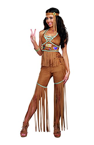 Dreamgirl Women's Peace Out 60's 70's Hippie Costume