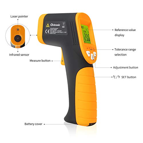 1 Temperature+Non+Contact+Digital+Infrared+Thermometer