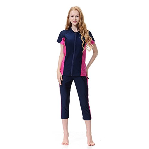 Dreamskull Damen Frauen Muslime Abaya Dubai Muslimische Islamische Burkini Badeanzug Bademode Schwimmanzug mit Hijab… – Bild 3