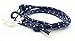 Golastartery Fashion Punk Style Alloy Bangle Weave Wax Rope Bracelets Anchors Cuff Bracelets(S02)