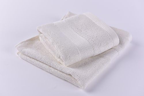 100% Bamboo Washcloths. Luxurious Set of 2 Easy to Clean with Organic and Soft By Right Purpose. Anti Bacterial and Durable. (White)