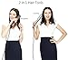 Lanxim Professional Flat Iron Hair Straightener with1 1/4-Inch Tourmaline Ceramic 3D Floating Plate 10s Fast Heat Tempe Control 450F Salon Heat Auto Shut Off Hair Straightening Irons with Travel Bag