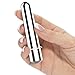 Portable Mini Vibration Bullet in Silver with Multi-Frequency for Women Couples
