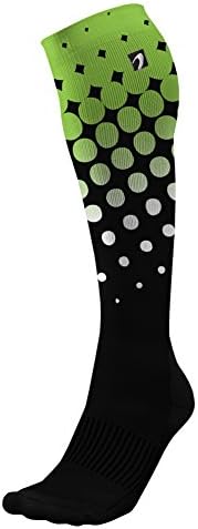 Designer Compression Socks Graduated for Performance and Recovery by Acel (Pokka, XS)