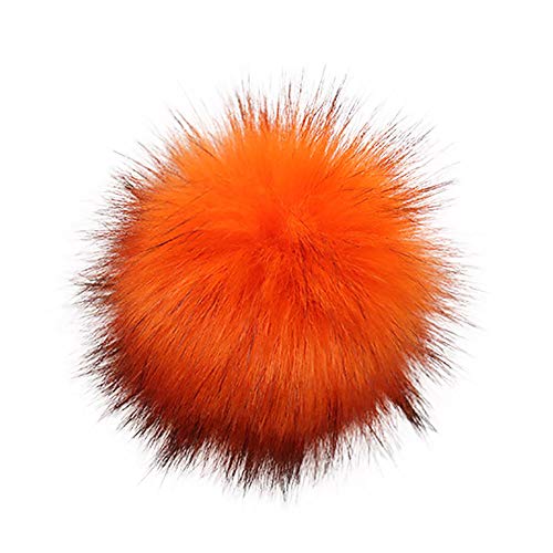 DIY Knitting Hats Accessires-Faux Fake Fur Pom Pom Ball with Press Button