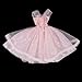 Fityle Handmade Doll Skirt Evening Party Dress for 1/6 BJD Dolls Clothes for Blythe Dolls Dress Up (Pink)