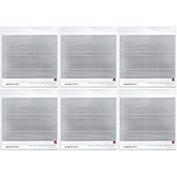 BCW Pro 3-Pocket Postcard / 4x6 Photo Album Pages - Lot of 25 - Binder Sheets