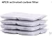ele ELEOPTION Pack of 4PCS Replacement Foam Filter for 1.8L Large Capacity Automatic Pets Water Drinking Filter Fountain Bowl for Dogs Cars (4PCS Carbon Filter)