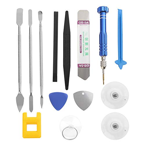 Jocestyle 20 in 1 Mobile Phone Repair Tools Kit LCD Screen Opening Pliers Laptop Repair Tools Metal Pry Spudger Set for Mobile Phone Tablet Laptop PC
