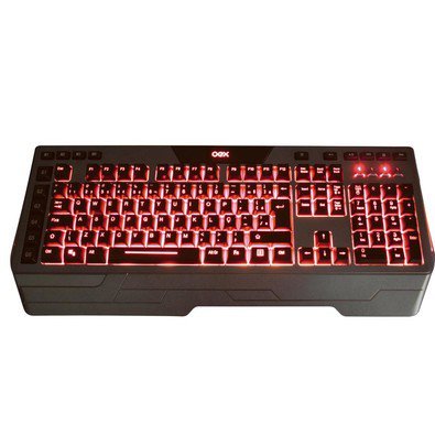 Teclado Gamer Blade Função Macro Backlight USB OEX TC203