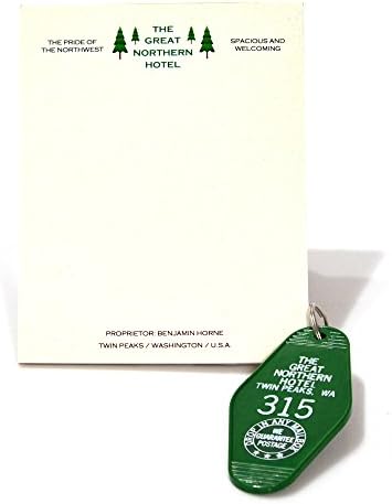Twin Peaks Great Northern Notepad and #315 Key Tag Set
