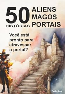 Livro 50 Histórias Aliens, Magos E Portal
