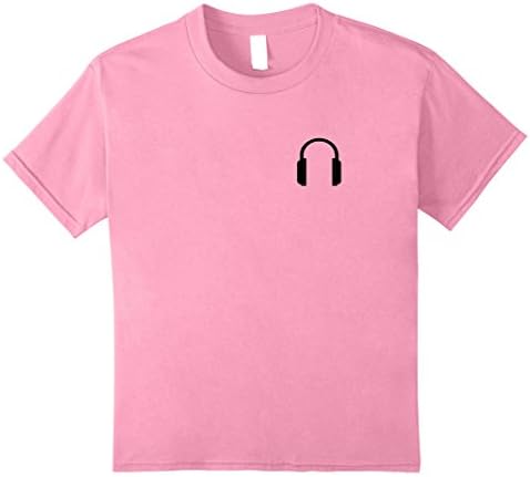 unisex-child HEAD PHONES T-SHIRT 12 Pink