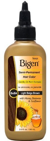 Bigen Semi-Permanent Hair Color - #Bb4 Light Beige Brown 3 oz. (Pack of 2)