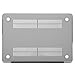 MOSISO Case Only Compatible with MacBook Pro Retina 13 inch (Models: A1502 & A1425) (Older Version Release 2015 - end 2012), Plastic Hard Shell Case & Keyboard Cover & Screen Protector, Neutral Gray