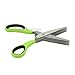 Kangnice 5 Blade Durable Security Shredding Scissor Paper Shredder Card Document Tool