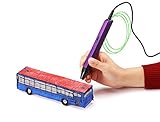 3D Printing Pen Doodle Printer Pen With LED/OLED Screen 4th Generation Newest Technology V4 RP800A Lightweight Portable Compatible with Power Bank + FREE 3 Packs of ABS Filament Colors Total 30Ft
