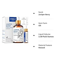 HIQILI Juniper Berry Essential Oil,100% Pure