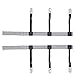 Mens Shirt Stays by Grilong Garters Belt Holders with Non-slip Locking Clamps