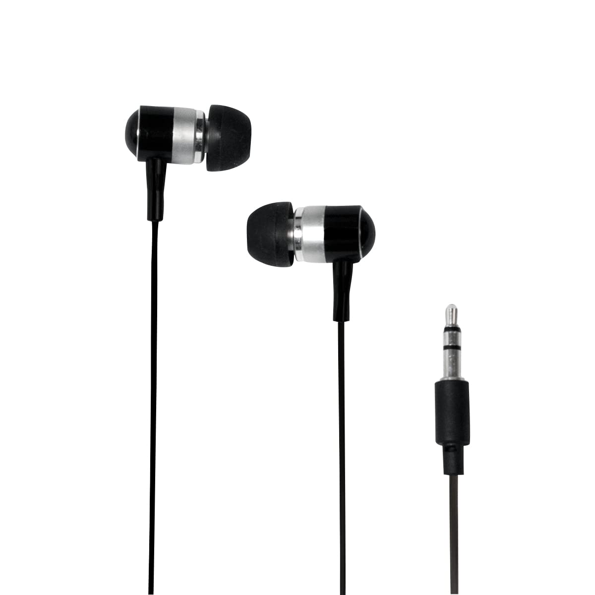 LogiLink HS0015A In-Ear Earphone with 2 Set Earbuds - Black