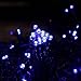 Qedertek Solar Halloween String Light,33ft 100 LED 8 Modes Light Sensor Control Waterproof Decorative Ambiance Light For Patio,Lawn, Garden, Fence, Balcony, Party, Holiday, Christmas Decorations(Blue)