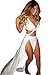 Happy Sailed Women's Novelty Jersey Night Club Craving Maxi Long Dance Dress, One Size White