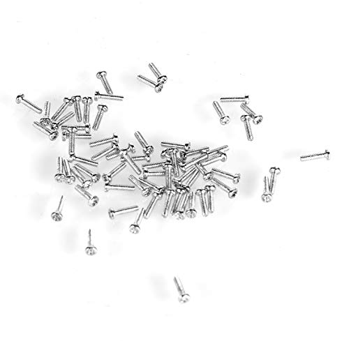 HanTof 800pcs 16 Kinds M1 M1.2 M1.4 M1.6 M1.7 Small Screws,Micro Screws, Tiny Screws Assortment Kit