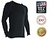 Rash Guard for Men Compression & Base Layer Shirt (Black XL)