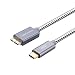 CableCreation USB C to Micro B 3.0 Cable (Gen2/ 10Gbps), 3.3ft USB 3.1 External Hard Drive Cable, Compatible with MacBook (Pro), Chromebook Pixel, Galaxy S5 Note 3, 1M/Gray with Aluminum Alloy Shell