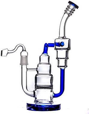 Glass 10.5 inches 18 mm joint blue