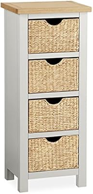 Farrow Grey Painted Tallboy Basket Chest Amazon Co Uk Diy Tools