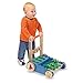 Melissa & Doug Personalized Deluxe Chomp & Clack Alligator Wooden Push Toy & Activity Walker