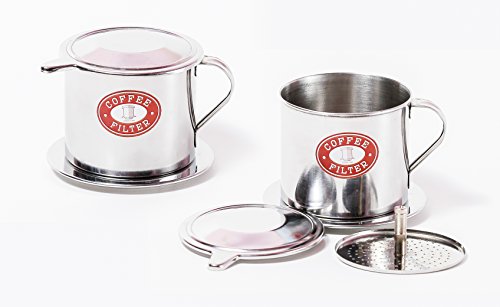 Vietnamese Coffee Filter. Size small to Extra Large in 1 or 2 Pack (2, X-Large (15 oz)) - Thumbnail 7