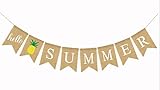 Hello Summer Banner (NO DIY), Summer Decorations, Summer Party Supplies, Pool Party, Bbq Party