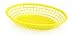 New Star Foodservice 44188 Fast Food Baskets, 9.25 x 6 inch Oval, Set of 12, Yellow