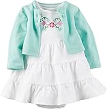 Carter's Baby Girls' 2-Piece Dress & Cardigan Set
