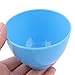 uxcell Blue 4 in 1 Cosmetic Tool Make Up Mask Mixing Stick Brush Spoon Bowl Kit