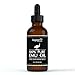 1# Emu Oil Pure 100% From Australia - For Hair Growth, Dry Skin, Nails, Wrinkles, Sunburns, Irritations, Scars, Acne, Stretch Marks, Burn Wounds, Piercings and Tattoos. Bottle (2 FL OZ) + Dropper.