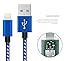 iPhone Charger Lightning Cable 3 Pack 3FT 6FT 10FT Sync & Charge Cord for iPhone 6S Plus 6 Plus SE 5S 5C 5, iPad 2 3 4 Mini Air Pro, iPod (Blue)